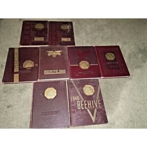 New Britain Connecticut high school yearbook lot 1940-1946 book lot